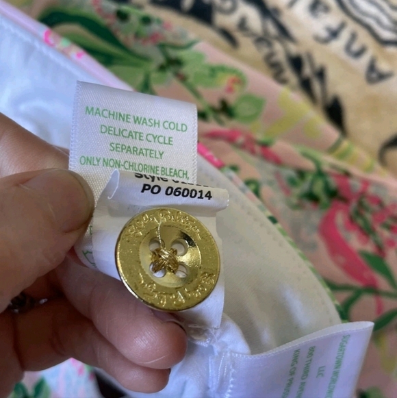 Lilly Pulitzer Size 12 Colette Knit Skort Multi Via Amore Spritzer Floral  Birds - Picture 5 of 12